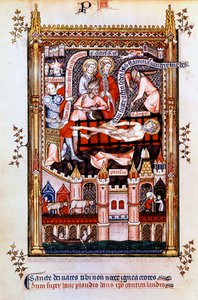 Martyrdøden til St Denis, 1317 av Unbekannt
