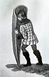 Det militære pourpoint, 1400-tallet, 1910 av Unbekannt