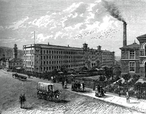 Bruket i Saltaire, c1880 av Unbekannt