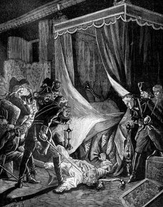 Drapet på tsar Paul I av Russland, mars 1801 1882-1884 av Unbekannt