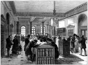 Det nye testamenteregisteret, Somerset House, London, 1875 av Unbekannt