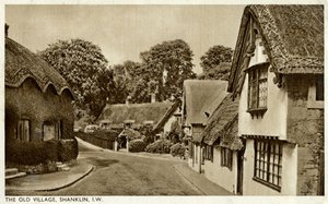 Den gamle landsbyen, Shanklin, Isle of Wight, 1900-tallet av Unbekannt