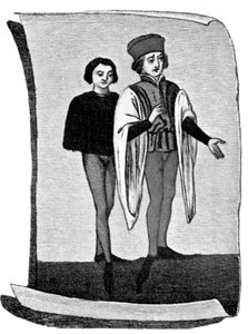 The paltock, 1300-tallet, 1910 av Unbekannt