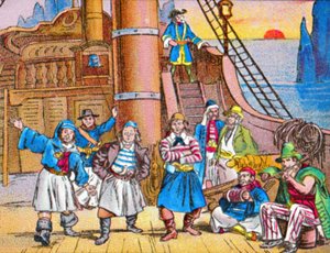 Piratene hjemme, c1905. av Unbekannt