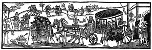 Pesten: flytur til landet, 1630, 1910 av Unbekannt