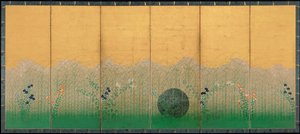 Musashi-sletten, ca 1760 av Unbekannt