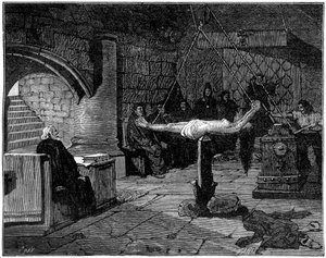 Spørsmålet extraordinaire, ekstrem form for tortur, 1882-1884 av Unbekannt