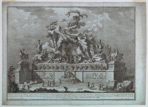 Representasjonen av Etna med smia Vulcan av Unbekannt