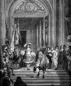 Returen av Grand Conde til Versailles, 1674 1882-1884 av Unbekannt
