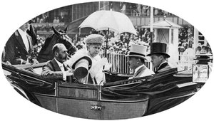 Den kongelige ankomsten til Ascot, c1930-årene av Unbekannt