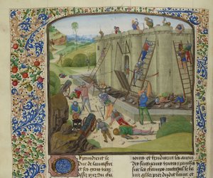 Beleiringen av Brest, 1386, ca 1470-1475. av Unbekannt