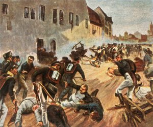Stormingen av Grimma-porten, 19. oktober 1813, 1936. av Unbekannt