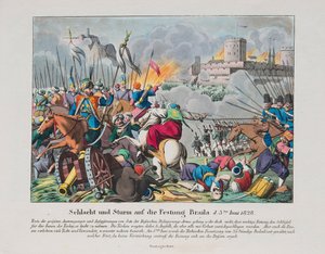 Stormingen av Brailov-festningen 15. juni 1828, ca. 1830 av Unbekannt