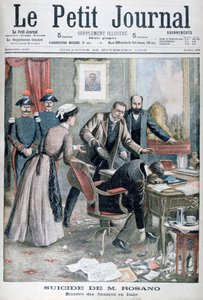 Selvmordet til signor Rosano, italiensk finansminister, Napoli, 1903 av Unbekannt