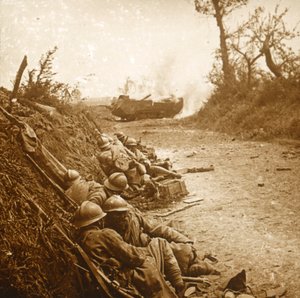 Inntak av Courcelles, Nord-Frankrike, juni 1918 av Unbekannt