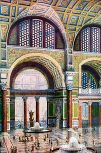 Tepidariumet til Caracalla-badet, Roma, Italia, 1933-1934 av Unbekannt