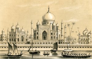 Graven til favorittsultanen av Akbar Khan i Agra, 1847 av Unbekannt