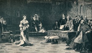 Rettssaken mot dronning Catherine, 1529 1905. av Unbekannt