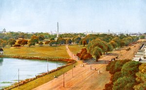 Utsikten fra Chowringhee, Calcutta, India, tidlig på 1900-tallet av Unbekannt