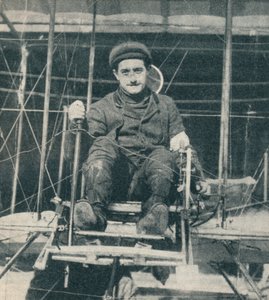 Vinneren av premien på £10 000 for flyturen fra London til Manchester, 1910 c1937 av Unbekannt