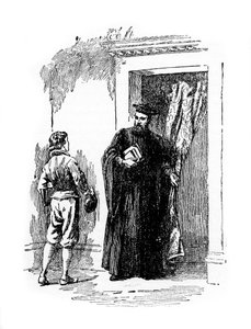 Den unge Galileo og Ostilio Ricci, 1900-tallet av Unbekannt
