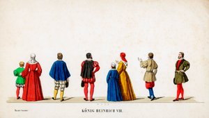Teaterkostymedesign for Shakespeares skuespill, Henry VIII, 1800-tallet av Unbekannt