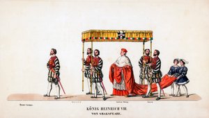 Teaterkostymedesign for Shakespeares skuespill, Henry VIII, 1800-tallet av Unbekannt