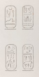 Theben: Hieroglyfer, nærbilde av Unbekannt