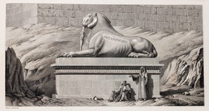 Theben: Karnak, nærbilde av Unbekannt