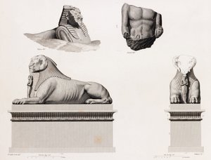 Theben: Karnak, nærbilde av Unbekannt