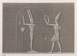 Theben: Karnak, nærbilde av Unbekannt