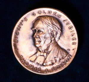 Thomas Alva Edison , amerikansk fysiker og oppfinner, 1929 av Unbekannt