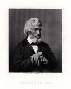 Thomas Carlyle , skotsk essayist, satiriker og historiker, midten av slutten av 1800-tallet av Unbekannt