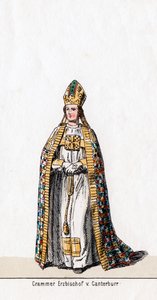 Thomas Cranmer, kostymedesign for Shakespeares skuespill, Henry VIII, 1800-tallet av Unbekannt