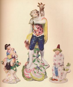 Tre Kina-figurer fra Wallace Elliot-samlingen, c1775 av Unbekannt