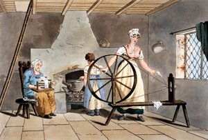 Tre generasjoner kvinner, 1814 av Unbekannt
