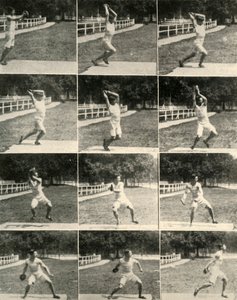 Kaster diskos uten å snu, 1908. av Unbekannt