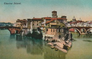 Tiberina Island, ca 1900. av Unbekannt