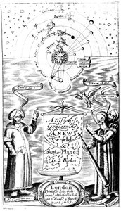 Tittelside til A Discourse Concerning a New World & Another Planet av John Wilkins, 1683 av Unbekannt