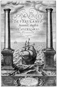 Tittelside til Francis Bacons Institutio Magna, 1620 1893 av Unbekannt
