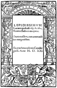 Tittelside til Lucian, 1521, 1893 av Unbekannt