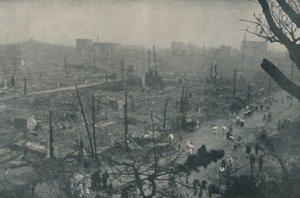 Tokyos Smouldering Plain of Wreckage and Ashes, c1935 av Unbekannt