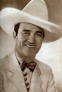 Tom Mix , amerikansk filmskuespiller, 1933 av Unbekannt