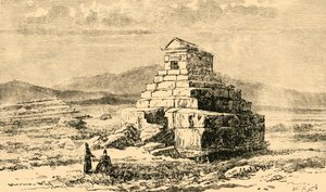 Kyros grav, 1890. av Unbekannt