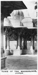 Maharajaenes grav, Jaipur, Rajasthan, India, c1925 av Unbekannt
