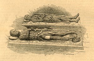 Gravene til tempelridderne, 1870, 1897. av Unbekannt