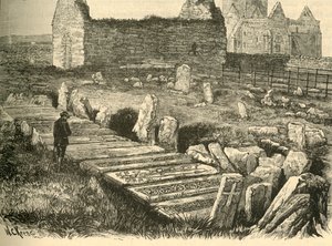 Kongenes graver, St. Orans-kapellet og Iona-katedralen, 1898. av Unbekannt