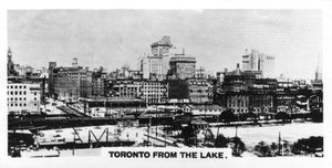 Toronto fra innsjøen, Canada, ca 1920-tallet av Unbekannt
