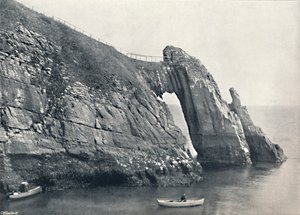 Torquay - The Natural Arch London Bridge, 1895 av Unbekannt