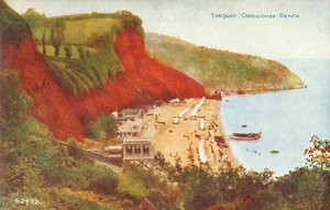 Torquay, Oddicombe Beach, slutten av det 19.-begynnelsen av det 20. århundre. av Unbekannt